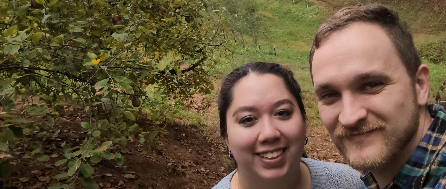 Me and My Girlfriend Apple Picking