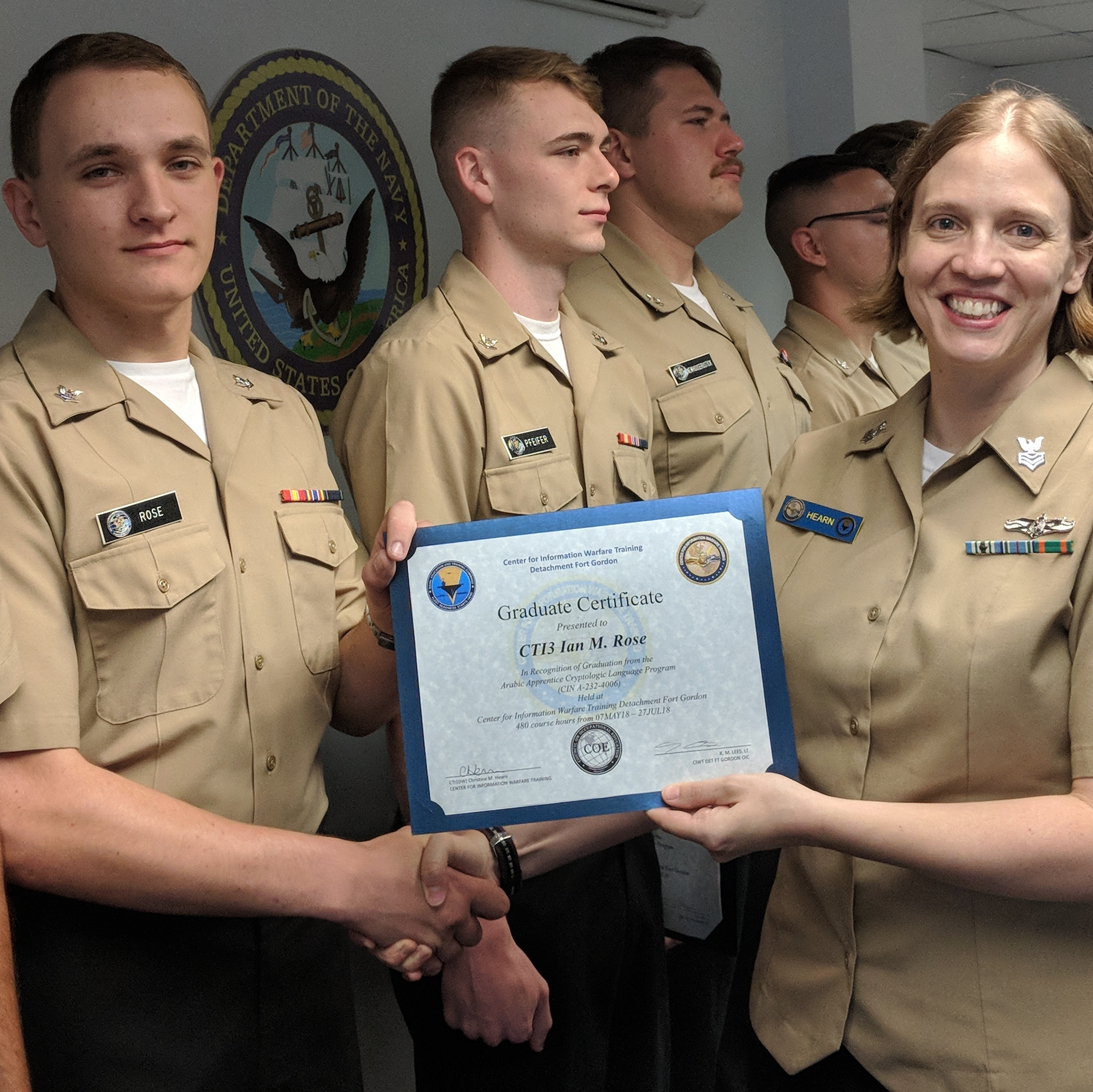 Me in Navy Working Uniform